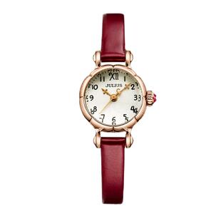 正品聚利时新款手表女时尚潮流女表细带小盘学生腕表小巧女复古表