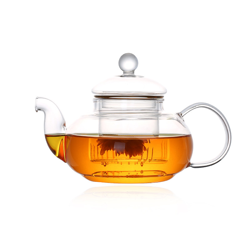 耐高温防爆透明加厚水果花茶壶