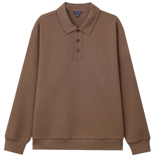 NAUTICA/诺帝卡男装25秋季新品亲肤带弹莱卡空气层舒适POLOKO5309