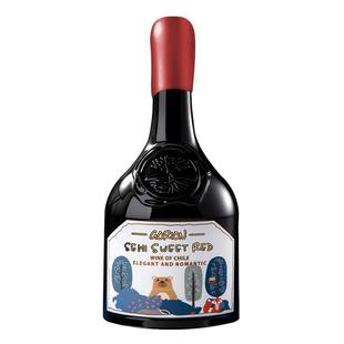 智利原酒进口歌瑞安童话森林半甜红葡萄酒红酒微醺女士正品