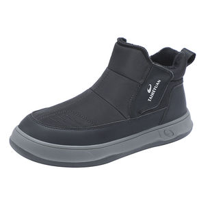 泰和源老北京布鞋冬季男女保暖防滑羊毛雪地靴防水耐磨短筒大底鞋