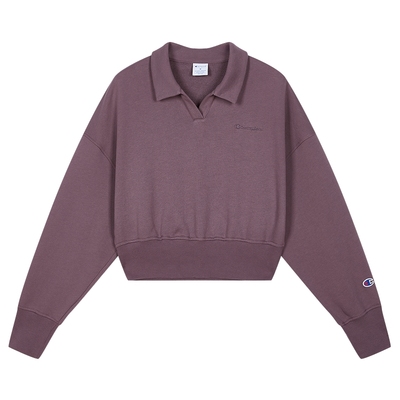 Champion冠军女款翻领卫衣简约