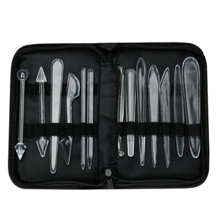 亚克力面塑工具28件套装糖艺翻糖雕刻塑形工具粘土软陶泥塑面人刀