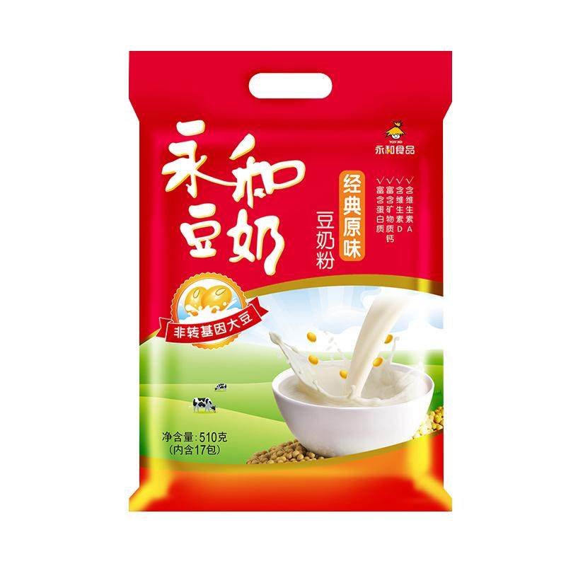 永和豆奶无添加蔗糖510g经典原味