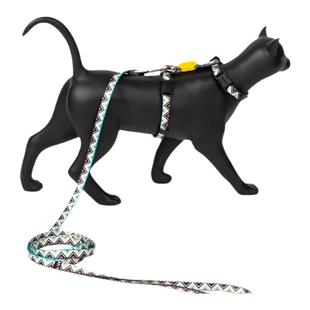 HiDREAM 猫胸背带可调节工字形防挣脱背心式猫咪舒服牵引绳猫包