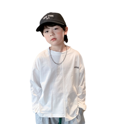 男童纯棉长袖T恤打底衫