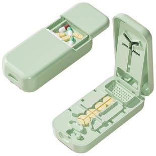 日本二分之一切药器三分四分之一分药器药片剪药磨药一分二切药盒