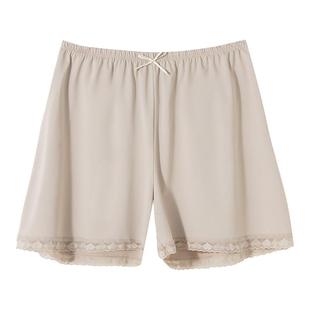 安全裤女防走光宽松可外穿冰丝打底裤大码夏透气蕾丝薄款居家短裤