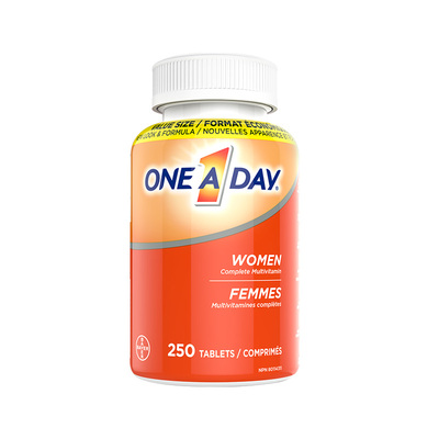 【自营】拜耳oneaday女士复合维生素250粒补充酰胺维C生物素
