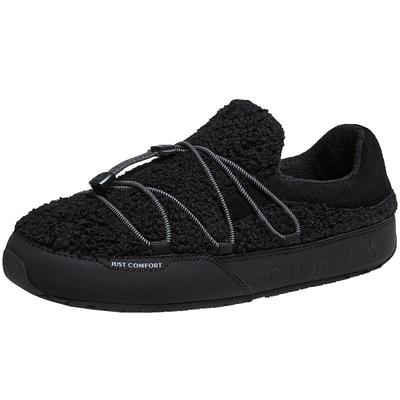 保暖摇粒绒内里免系快穿休闲鞋