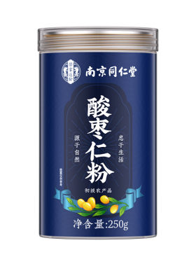 南京同仁堂正宗酸枣仁粉炒熟中药材官方旗舰店安神助睡眠入睡安睡