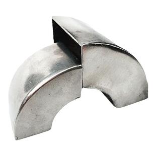 优质304不锈钢方管弯头90度弯楼梯扶手焊接管排气管件接头