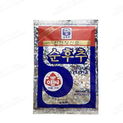 韩国料理黑胡椒粉调味料200g
