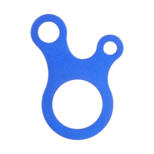 铝合金登山扣户外装备三孔蜗牛风绳扣快速伞绳扣绑绳扣止滑固定扣