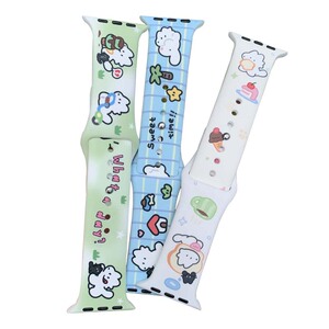 原创可爱硅胶卡通情侣苹果iwatch