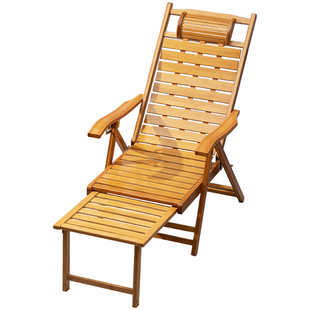 躺椅午休折叠阳台家用休闲成人老人专用摇摇椅竹椅子可坐午睡靠背