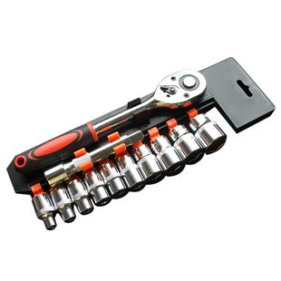 套筒扳手工具大小飞棘轮多功能汽修外六角快速螺母套管扳手套装