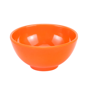 密胺仿瓷小碗商用快餐碗加厚塑料彩色米饭碗小碗菜专用餐具装汤碗