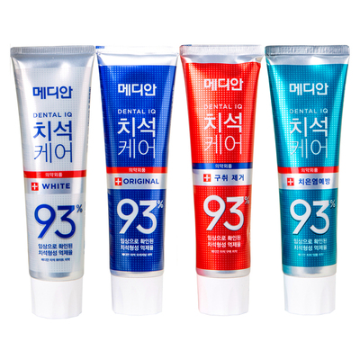 韩国正品麦迪安93清新牙膏组合装