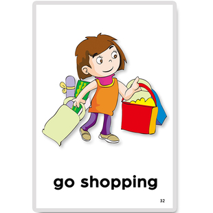 日常生活短语卡片40张学习英语单词句子闪卡语言训练幼儿园教师具