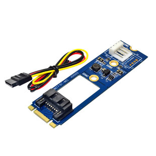 硬盘M.2转SATA3.0 NGFF转7pin KEY-B转MSATA MINISATA适配转接卡