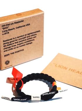 RASTACLAT北卡蓝黑白 三色入 限定系列 男女生小狮子手链绳