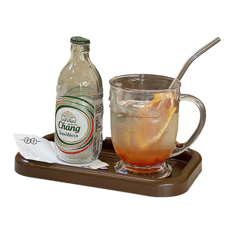 玻璃ins风否大口杯水果茶杯