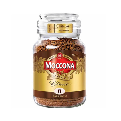 摩可纳moccona黑咖啡冻干咖啡粉