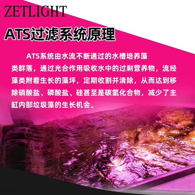 积光E2鱼缸藻缸灯照明灯海水藻灯水族LED灯小型爆藻灯珊瑚灯夹灯