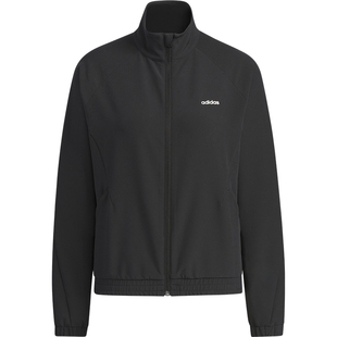 Adidas/阿迪达斯正品新款女士梭织立领运动休闲外套JE3579