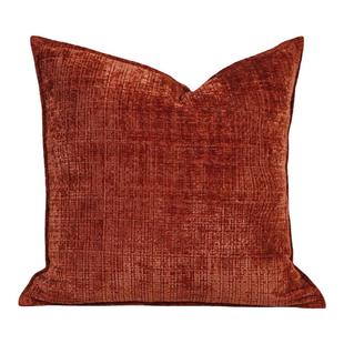 『茶金色』星绒高级轻奢感客厅沙发靠背抱枕办公室腰靠枕床上靠垫