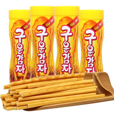 海太韩国进口烤薯棒108g土豆条