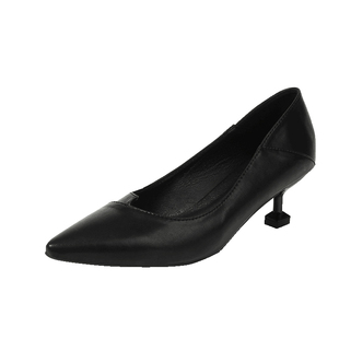 职业软皮高跟鞋女春细跟2022新款不磨脚猫跟3cm小跟鞋工作5cm单鞋