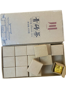 赵李桥青砖茶2019k颗粒茶430g湖北黑茶茶叶赤壁羊楼洞川字牌茶砖