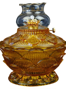 琉璃酥油八宝吉祥液体莲花灯