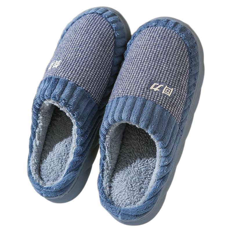 回力秋冬季棉拖鞋居家2025新款保暖棉鞋室内厚底男款冬天毛拖鞋女