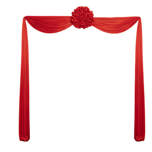 大红花球结婚用品布置装饰楼梯扶手拉花大门布乔迁挂红单元门绣球