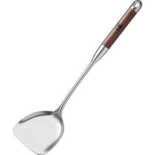 双枪316L不锈钢锅铲家用加厚炒菜铲子漏勺汤勺线漏炒勺厨具套装