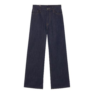 商场同款女士美式阔腿牛仔裤