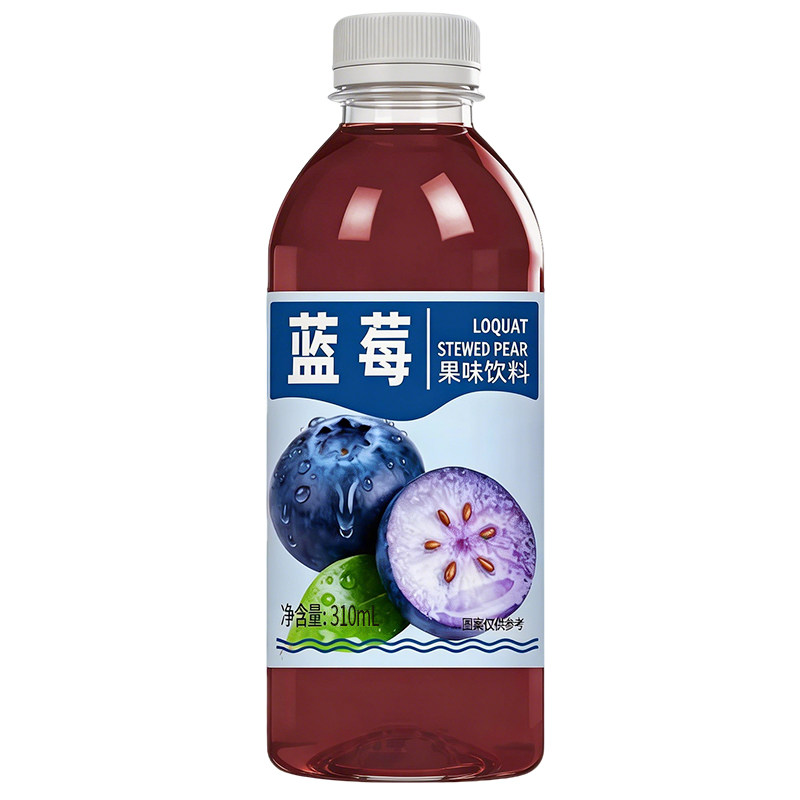 现货速发蓝莓汁果味饮料清爽解渴
