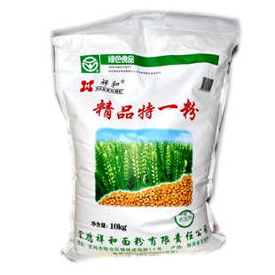 陕西面粉小麦粉 宝鸡祥和精品特一粉 面条馒头饺子粉10KG20斤包邮