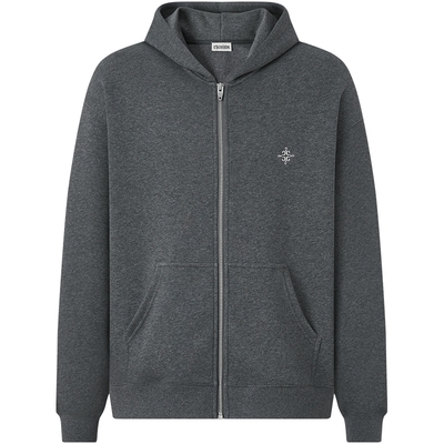 CHINISM赤尘空气层连帽开衫卫衣