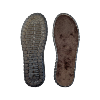 手工编织拖鞋加绒防滑底送教程