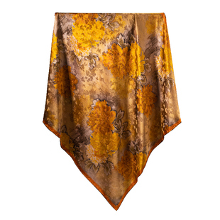 上海故事2025新款桑蚕丝香云纱真丝大方巾丝巾妈妈款送长辈礼盒装