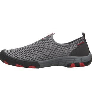 回力网鞋一脚蹬套脚懒人鞋夏季透气网面鞋耐磨防滑轻便男鞋休闲鞋