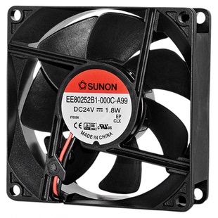 8025建准24V 1.8W 8CM机箱电源双滚珠散热风扇EE80252B1-000C-A99