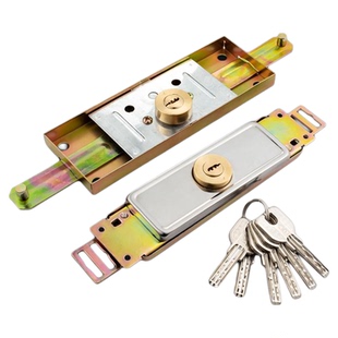 卷帘门通用锁配6把钥匙卷闸门锁店面商铺拉闸门锁卷窜门锁铜心B级