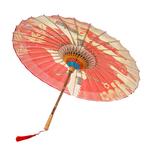 红色婚伞油纸伞 物新工坊防雨实用汉服婚纱女古风纯手工摄影伞