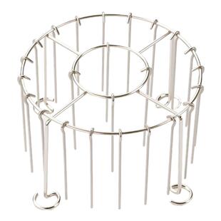 展艺空气炸锅烧烤架家用烤箱用不锈钢吊炉架立式烧烤架烤串架签子