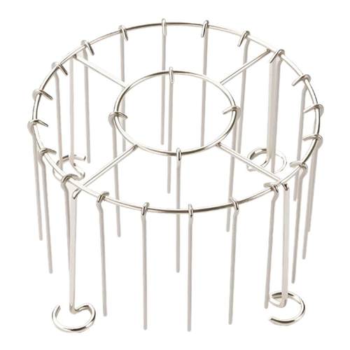 展艺空气炸锅烧烤架家用烤箱用不锈钢吊炉架立式烧烤架烤串架签子